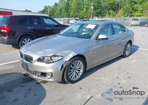 2016 BMW 528I из США, поврежденный, VIN WBA5A5C52GD528694